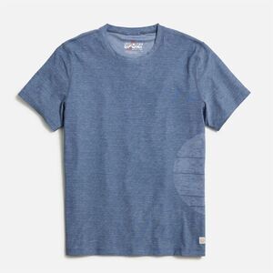 Marine Layer Men's Jacquard Active Tee Blue Size S Short Sleeve Crew Neck​